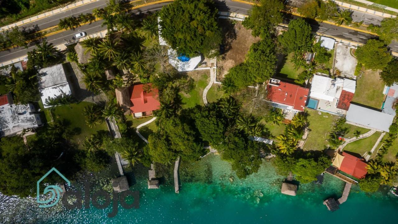 בקאלאר Villa Xtohil With Private Access To The Magic 7 Colors Lagoon מראה חיצוני תמונה