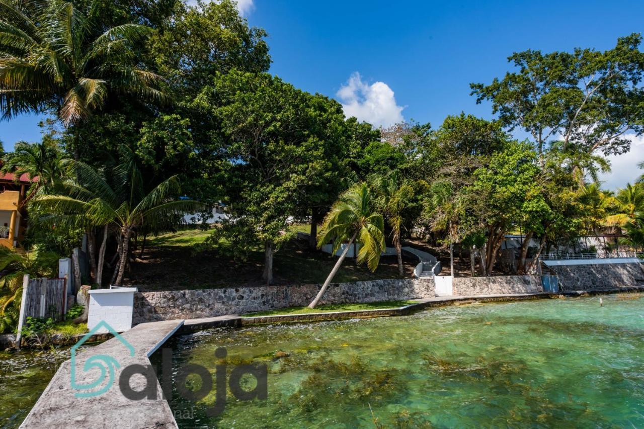 בקאלאר Villa Xtohil With Private Access To The Magic 7 Colors Lagoon מראה חיצוני תמונה