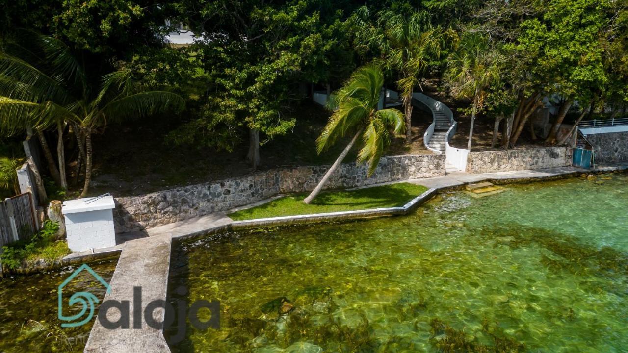 בקאלאר Villa Xtohil With Private Access To The Magic 7 Colors Lagoon מראה חיצוני תמונה